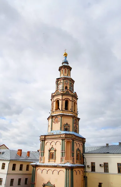 Photo of a beautiful bell tower of the church — Stock Photo, Image