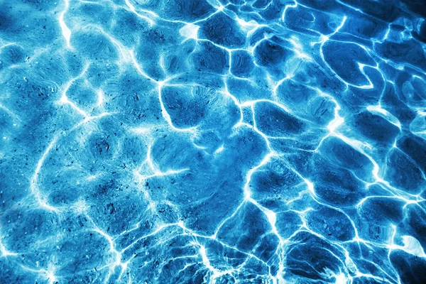 Mavi deniz dalgalarının bir makro arka plan fotoğrafı