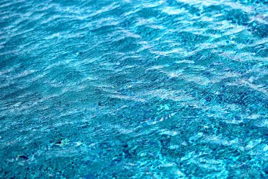 Mavi deniz dalgalarının bir makro arka plan fotoğrafı