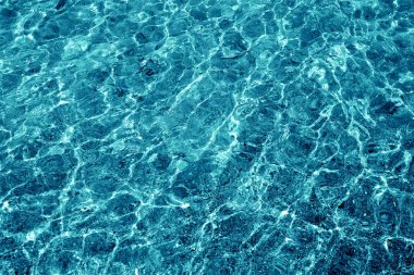 Mavi deniz dalgalarının bir makro arka plan fotoğrafı