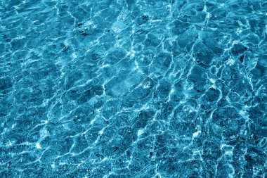 Fotoğraf bir makro mavi köpüren açık deniz suyu