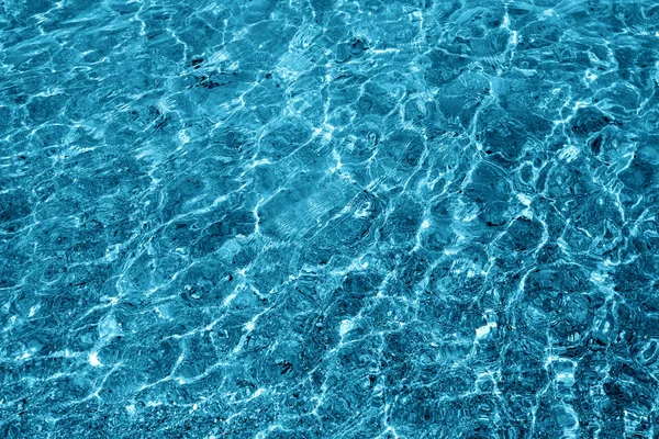 Foto Una Macrobolla Blu Acqua Mare Limpida — Foto Stock