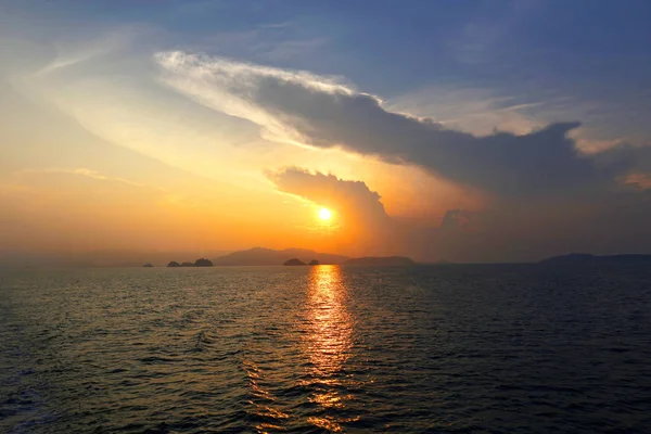 海の写真背景風景夕日 — ストック写真