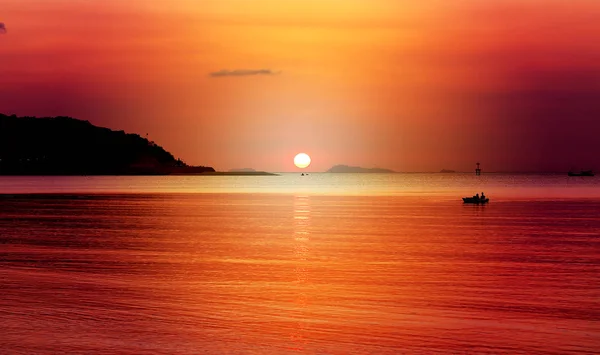 图片背景风景日落在海 — 图库照片