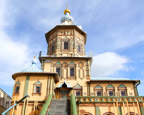 Чудо Красивая Православная Церковь Древней Казани — стоковое фото