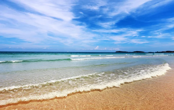 Foto super paisaje puesta de sol en el mar —  Fotos de Stock