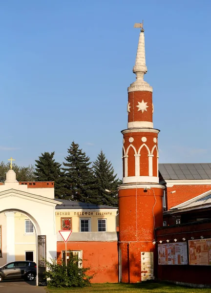 Foto Paisaje Verano Con Antiguas Catedrales Torres Rusia — Foto de Stock