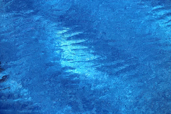 Foto Eines Makrohintergrundes Blauer Meereswellen — Stockfoto