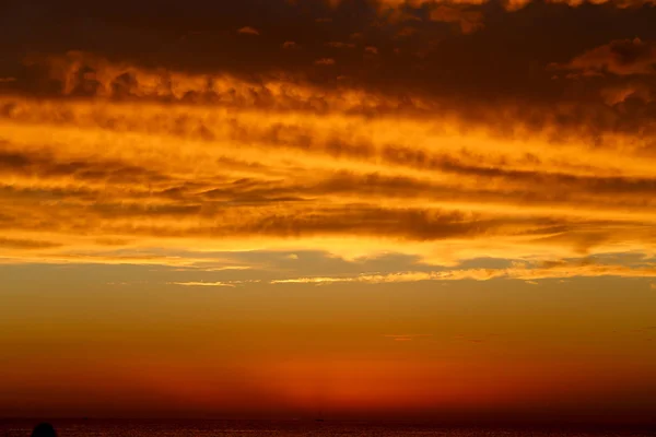 Фото Яркого Великолепного Морского Пейзажа Закате Летний День — стоковое фото