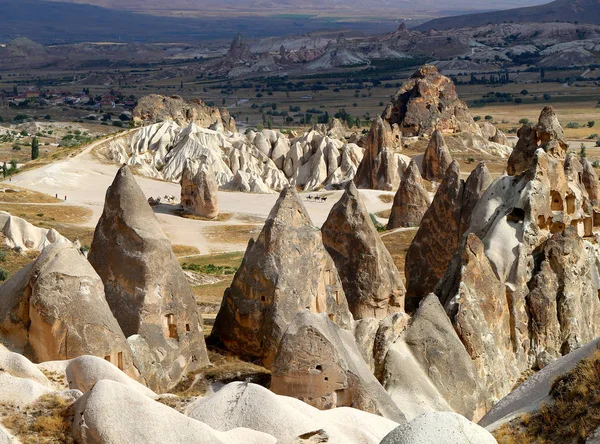 Foto Pemandangan Indah Dari Pegunungan Kapadokia Turki Pada Sore Hari — Stok Foto