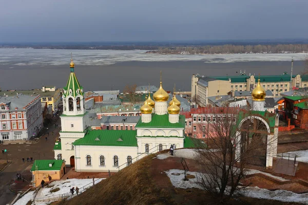 Nijniy Novgorod manzara fotoğraf güzel kez — Stok fotoğraf