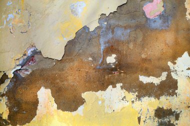 Güzel makro evin içinde kırık bir duvar eski fotoğraf