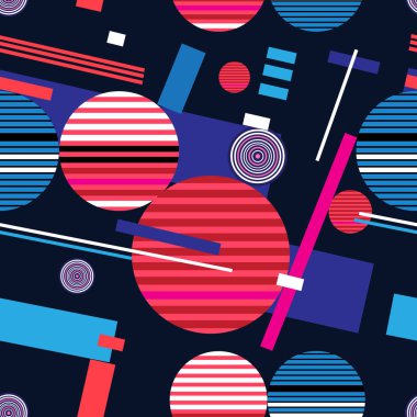 Soyut parlak geometrik seamless modeli