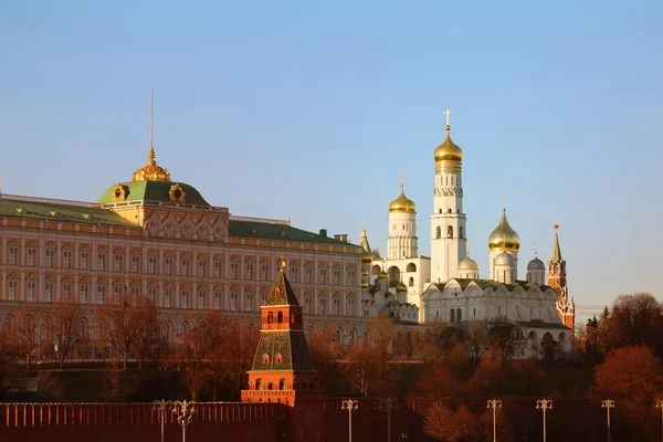 Prachtige foto landschap van Moskou tempels in het Kremlin — Stockfoto