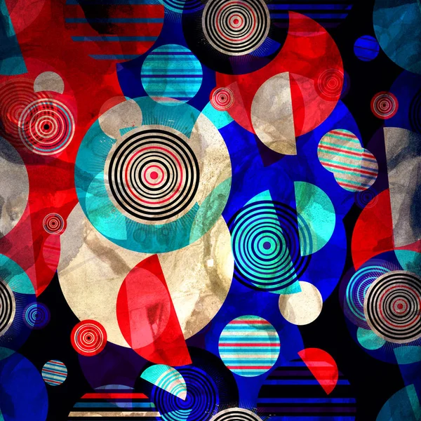 Акварель необычно цветной абстрактный геометрический супер фон — стоковое фото