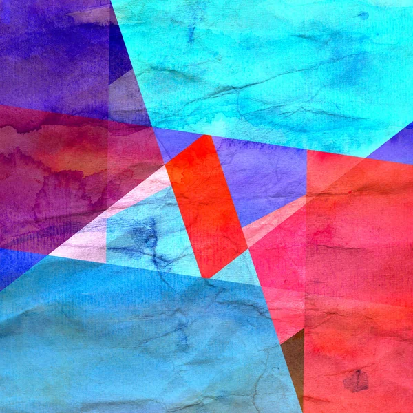 Abstrato multicolorido geométrico moderno fundo — Fotografia de Stock