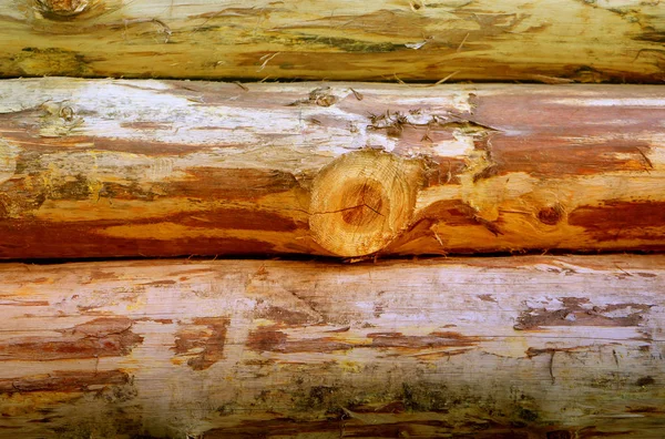 Photo background old beautiful logs — Stock Photo, Image