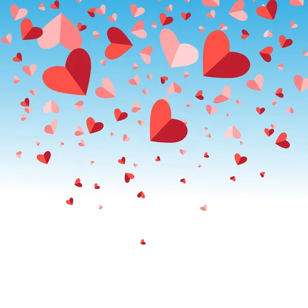 Festive bright vector background for Valentine's Day — Stock Vector