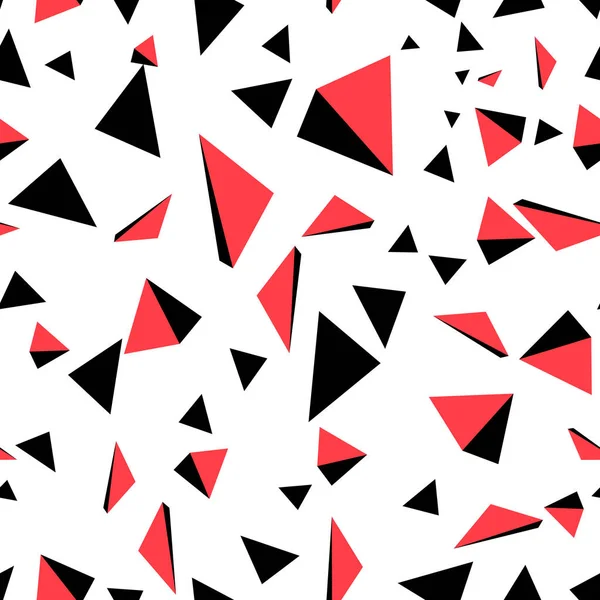 不同形状的无缝矢量颜色几何图案 — 图库矢量图片