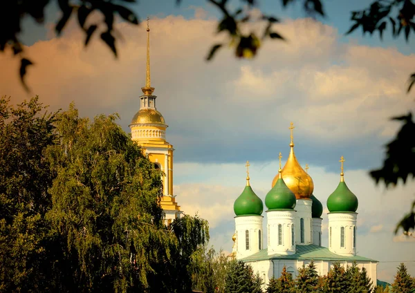 Foto super bonita da antiga cidade russa de Kolomna — Fotografia de Stock