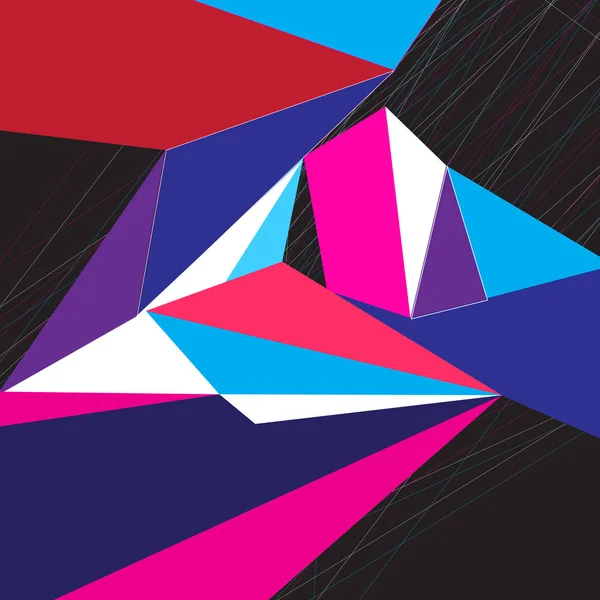 Vektor abstrakte geometrische bunte Hintergrund — Stockvektor