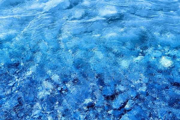 Zdjęcie Tło Błękitnej Przezroczystej Wody Morskiej Słoneczny Dzień — Zdjęcie stockowe