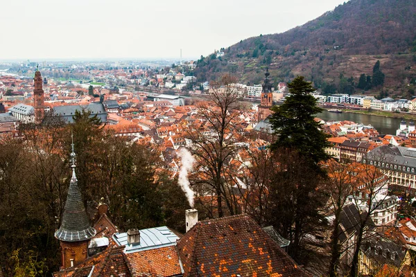 Heidelberg Alemanha Dezembro 2018 Vista Heidelbeg Das Alturas Alemanha — Fotografia de Stock