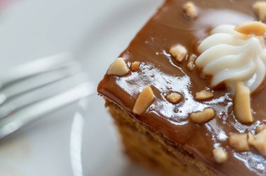 Fındık ile taze Çikolata kremalı pasta