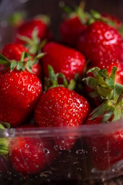 Taze bahar çilek, çiftlikten organik çilek