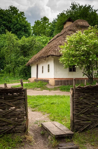 Old House Traditional Ukrainian Country Village — Stock Photo, Image