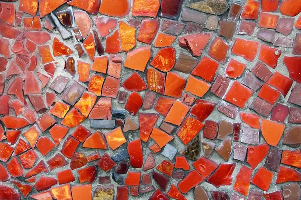 Detalle Una Hermosa Antigua Desmoronamiento Mosaico Cerámica Abstracta Decoración Del — Foto de Stock