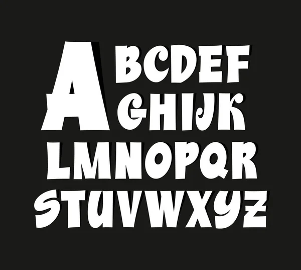 Хороший Шрифт Ретро Каллиграфии Векторный Алфавит — стоковый вектор