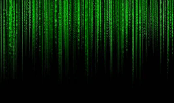 Digital data binary code technology matrix background, data floo