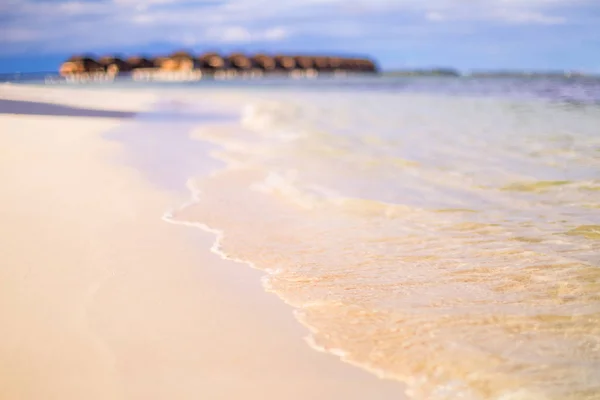 Mjuka Havsvågor Tropical Beach Abstrakta Exotisk Natur Bakgrund — Stockfoto