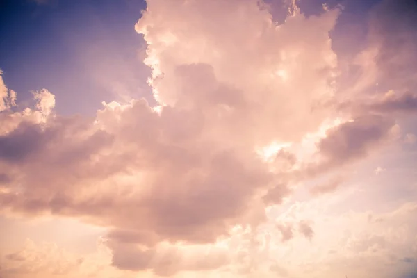 Inspirational clouds and sun rays. Calming nature and sky background