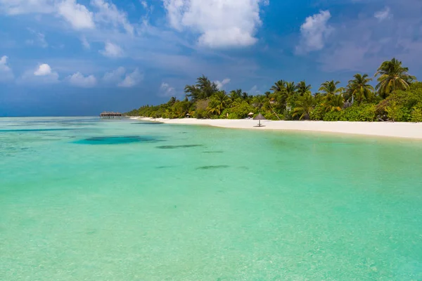 Tropická Pláž Pro Dovolené Dovolené Letní Nálada Tropickou Krajinu Přírodní — Stock fotografie