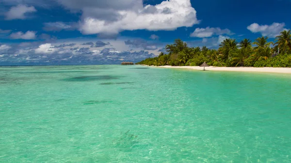 Tropisch Strand Voor Vakantie Vakantie Bestemming Sfeer Van Zomer Tropische — Stockfoto