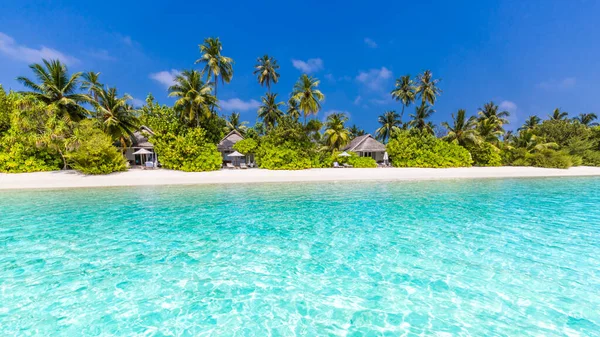 Beautiful Beach Tropical Sea Wonderful Beach Nature Maldives Scenery Perfect — Stock Photo, Image