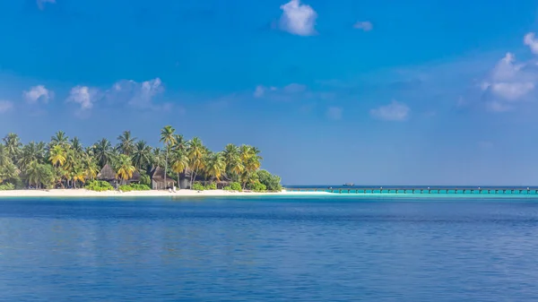 Increíble Paisaje Aéreo Las Islas Maldivas Perfecta Vista Mar Azul — Foto de Stock