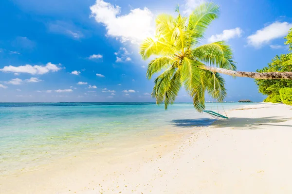 Paesaggio Idilliaco Spiaggia Tropicale Sfondo Carta Parati Progettazione Del Turismo — Foto Stock