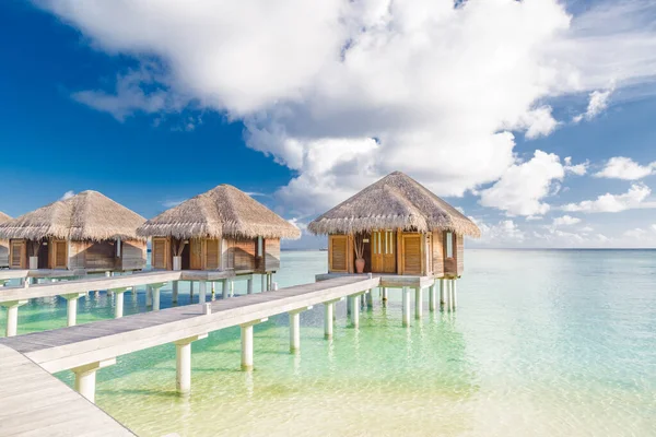 Verbazingwekkend Reislandschap Van Het Strand Van Malediven Tropisch Landschap Luxe — Stockfoto