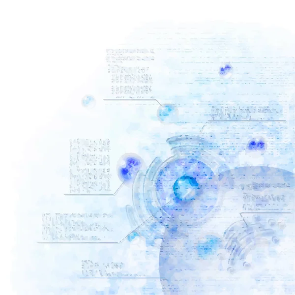 Sanal uzayı görüntüleyen illüstrasyon