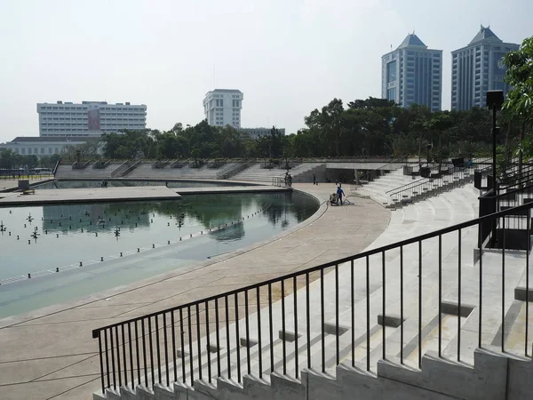 Jakarta Indonesia Agosto 2018 Anfiteatro Taman Lapangan Banteng — Foto de Stock