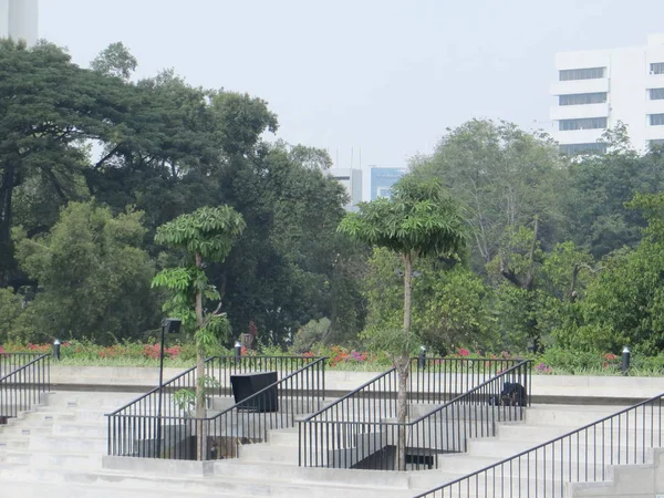 Jakarta Indonesia Agosto 2018 Anfiteatro Taman Lapangan Banteng — Foto de Stock