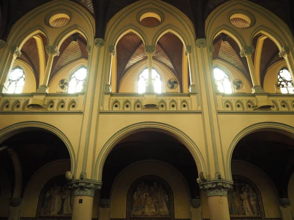 Jakarta Indonesia Agosto 2018 Interno Della Cattedrale Santa Maria Assunta — Foto Stock