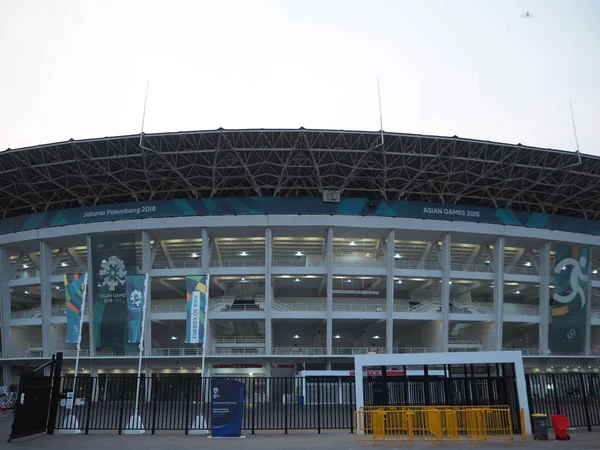 Jakarta Indonesia August 2018 Gelora Bung Karno Gbk Main Stadium — Stock fotografie