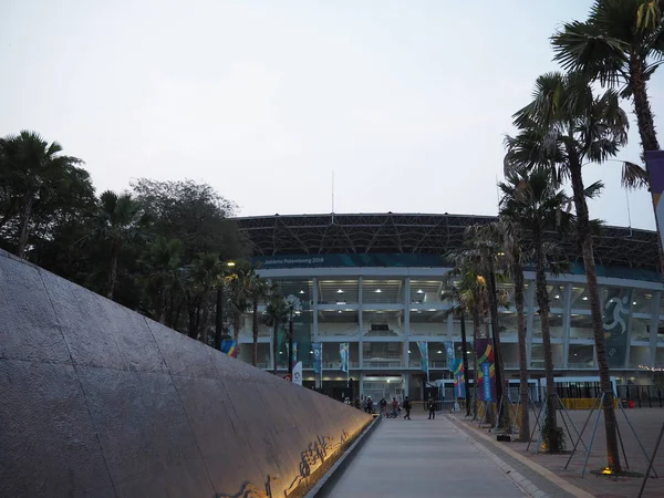 Jakarta Indonésie Srpna 2018 Asijské Hry 2018 Kotel Gbk Sportovní — Stock fotografie