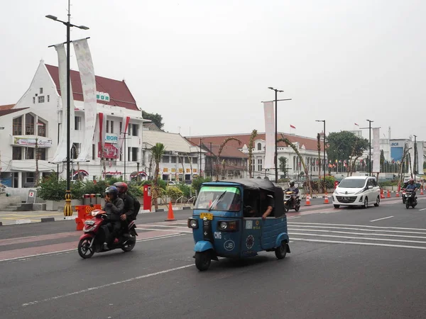 Джакарта Індонезія Серпня 2018 Голландська Колоніальними Будівлями Старої Частини Міста — стокове фото