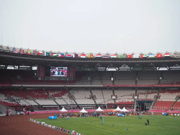 Yakarta Indonesia Octubre 2018 Estadio Atletismo Gelora Bung Karno —  Fotos de Stock