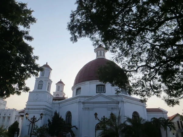 Semarang Indonesia Oktober 2018 Gereja Blenduk Gereja Blenduk Sebuah Bangunan — Stok Foto